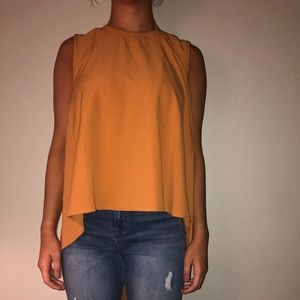 Mustard High Low Top